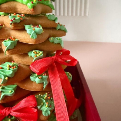 Подарочный набор «пряничная елка и Рождественский кекс»