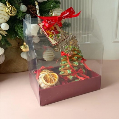 Подарочный набор «пряничная елка и Рождественский кекс»