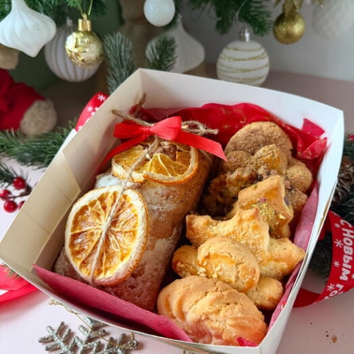 Подарочный набор печенье и кекс