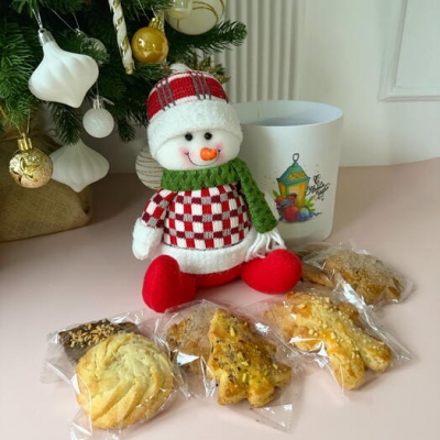 Подарочный Набор печенья ассорти + мягкая игрушка