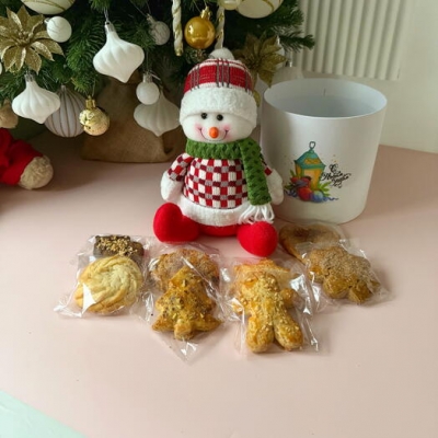 Подарочный Набор печенья ассорти + мягкая игрушка