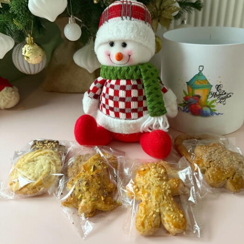 Подарочный Набор печенья ассорти + мягкая игрушка