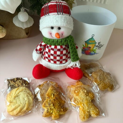 Подарочный Набор печенья ассорти + мягкая игрушка