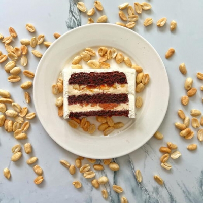 Набор: бенто торт Рождественский венок и капкейки ассорти