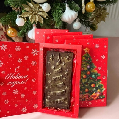 Подарочный новогодний шоколад 5 штук