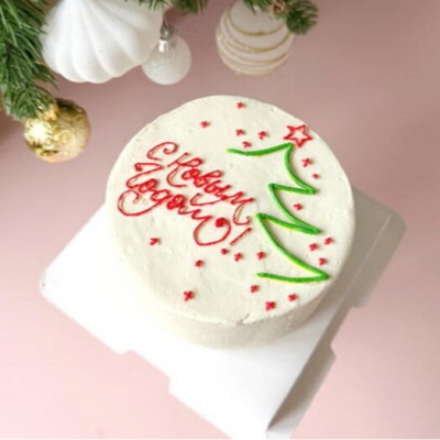 Новогодний бенто торт новогодняя открытка