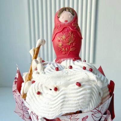 Кулич шоколадный