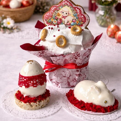 Подарочный набор «Кулич, кролик и яйцо»